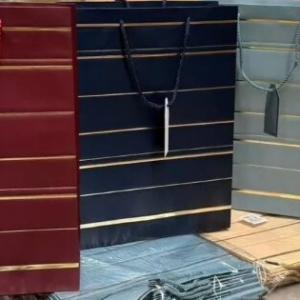 Подарочный пакет люкс бумажный 26х32х10 см 58530