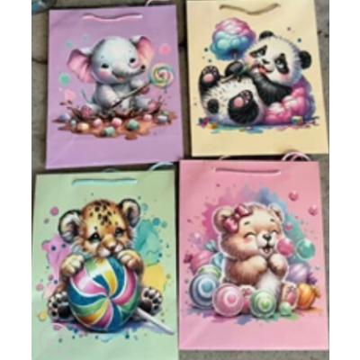 Подарочный пакет люкс бумажный 26х32х10 см Детский 58680