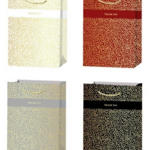 Подарочный пакет люкс бумажный 26х32х12 см 58563