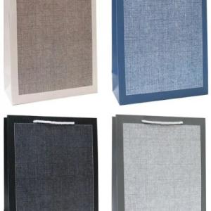 Подарочный пакет люкс бумажный 26х32х12 см 58590