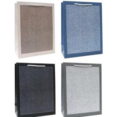 Подарочный пакет люкс бумажный 26х32х12 см 58590