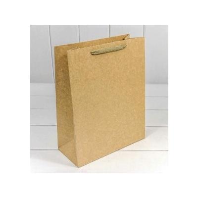 Подарочный пакет люкс бумажный 26х32х12 см Крафт 440614