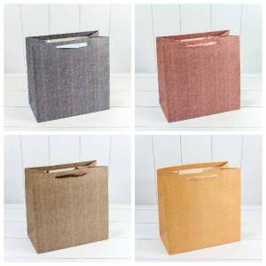 Подарочный пакет люкс бумажный 30х30х16 см Премиум 440086