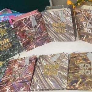 Подарочный пакет люкс бумажный 30х40х12 см 58591