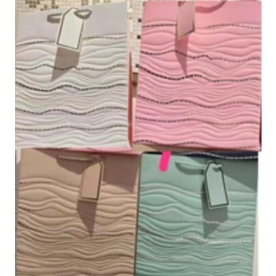 Подарочный пакет люкс бумажный 31х42х12 см Абстракция 58420