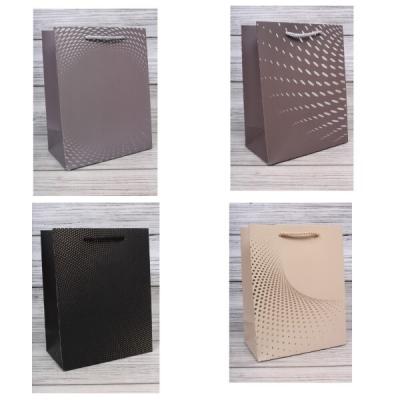 Подарочный пакет люкс бумажный 32х45х11 см Абстракция 58422