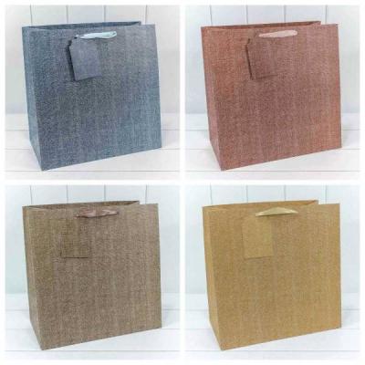 Подарочный пакет люкс бумажный 37х37х20 см Премиум 44754