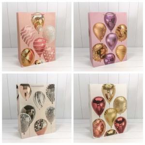 Подарочный пакет люкс бумажный с тиснением 40х55х20 см Воздушные шары 447565