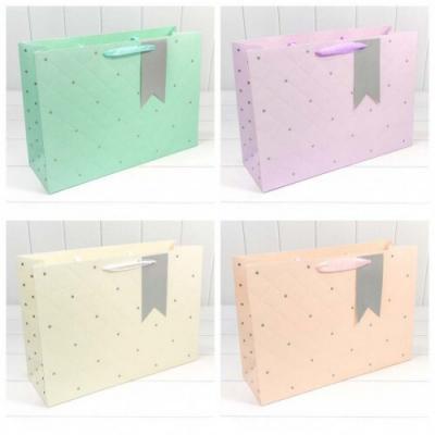 Подарочный пакет люкс бумажный с тиснением 45х32х15 см Эксклюзив 442132