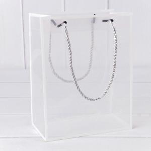 Подарочный пакет люкс пластиковый 18х23х10 см 