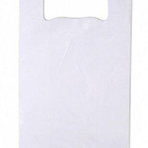Полиэтиленовый пакет майка ПНД 15 мкм 38х70 см Белый 100 шт