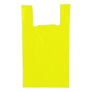 Полиэтиленовый пакет майка ПНД 15 мкм 38х70 см Желтый 100 шт