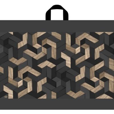 Полиэтиленовый пакет ПНД с петлевой ручкой 50 мкм 70х55 см Магия геометрии 25 шт