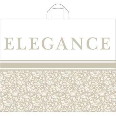 Полиэтиленовый пакет ПНД с петлевой ручкой 55 мкм 70х55 см Изысканный беж 25 шт