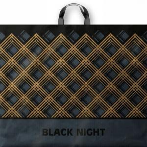 Полиэтиленовый пакет ПВД с петлевой ручкой 70 мкм 60х50 см Найт 25 шт