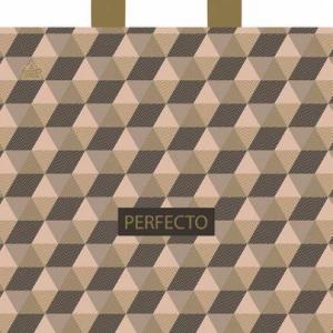 Полиэтиленовый пакет ПВД с петлевой ручкой 95 мкм 31х35 см Перфекто Иллюзия 25 шт