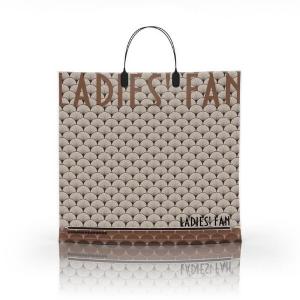 Полиэтиленовый пакет ПВД с пластиковой ручкой 80 мкм 36х34 см Леди 10 шт