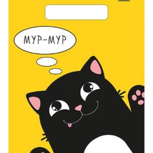 Полиэтиленовый пакет ПВД с прорубной ручкой 30 мкм 20*30 см Мур-мур 100 шт