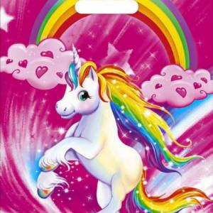 Полиэтиленовый пакет ПВД с прорубной ручкой 35 мкм 30х40 см Единорог 50 шт