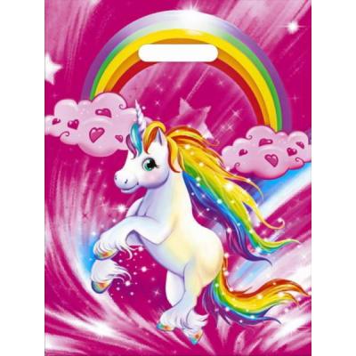 Полиэтиленовый пакет ПВД с прорубной ручкой 35 мкм 30х40 см Единорог 50 шт