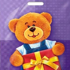 Полиэтиленовый пакет ПВД с прорубной ручкой 45 мкм 40х47 см Мирошка 50 шт