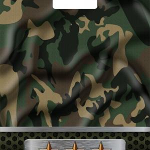 Полиэтиленовый пакет ПВД с прорубной ручкой 60 мкм 31х40 см Кaмуфляж 50 шт