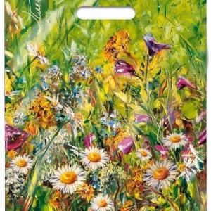 Полиэтиленовый пакет ПВД с прорубной ручкой 60 мкм 31х40 см Пленэр 50 шт