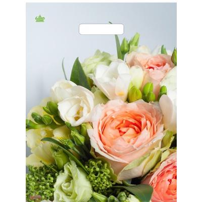 Полиэтиленовый пакет ПВД с прорубной ручкой 60 мкм 31х40 см Романтическое настроение 50 шт