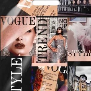 Полиэтиленовый пакет ПВД с прорубной ручкой 60 мкм 31х40 см Тренд 50 шт