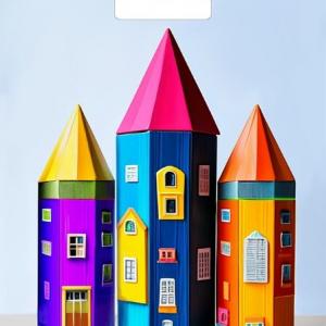 Полиэтиленовый пакет ПВД с прорубной ручкой 60 мкм 31х40 см Яркие карандаши 50 шт