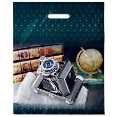 Полиэтиленовый пакет ПВД с прорубной ручкой 60 мкм 38х47 см Фокус 50 шт