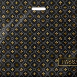 Полиэтиленовый пакет ПВД с прорубной ручкой 70 мкм 71х50 см Пассаж 25 шт