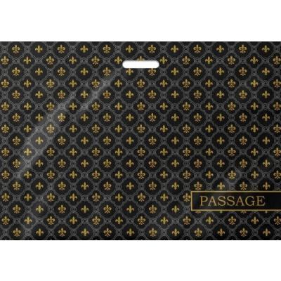 Полиэтиленовый пакет ПВД с прорубной ручкой 70 мкм 71х50 см Пассаж 25 шт