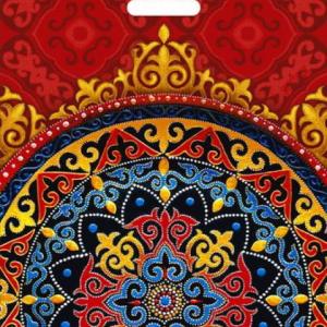 Полиэтиленовый пакет ПВД с прорубной ручкой 80 мкм 40х50 см Бай 50 шт