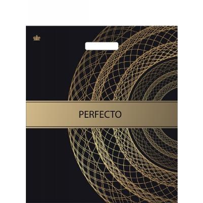 Полиэтиленовый пакет ПВД с прорубной ручкой 90 мкм 42х48 см Перфекто Драйв 25 шт