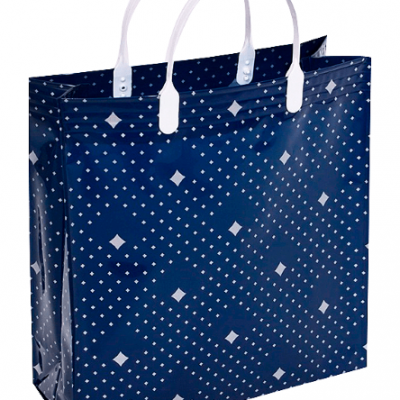 Полиэтиленовый пакет СЛПР с пластиковыми ручками 30х30х10 см Ромб малый 901735