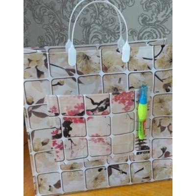 Полиэтиленовый пакет СЛПР с пластиковыми ручками 40х34х10 см Банзай с карманами 905651