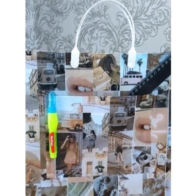 Полиэтиленовый пакет СЛПР с пластиковыми ручками 40х34х10 см Софикс с карманами 900297