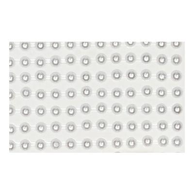 Полубусины самоклеющиеся 6 мм Белый 171974