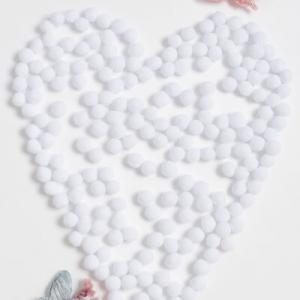 Помпоны Premium 1 см (200 шт) Белый 171222