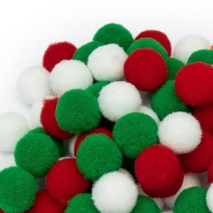 Помпоны Premium 1.5 см (200 шт) Ассорти 171226