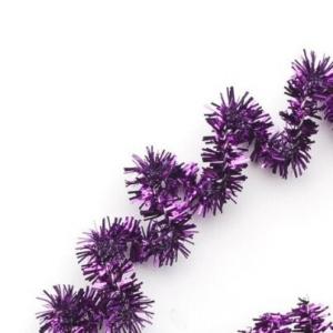 Проволока синельная металлик 30 см 100 шт Сиреневый 172218