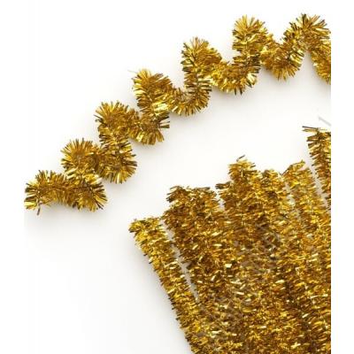 Проволока синельная металлик 30 см 100 шт Золото 172111