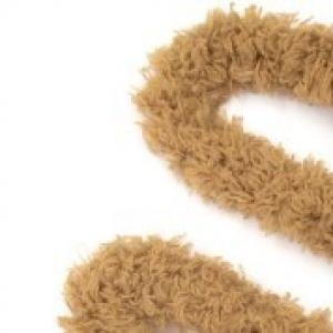 Проволока синельная плюшевая 1 м Коричневый 172223