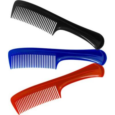 Расческа-гребень с частыми и редкими зубьями 00138 с ручкой 22 см