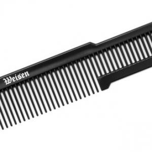Расческа-гребень с частыми зубьями под машинку Weisen ABS-75339 Black 20.5 см черный