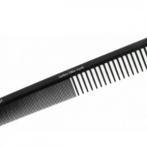 Расческа-гребень с редкими и частыми зубьями CF16 % комбинированный карбоновый