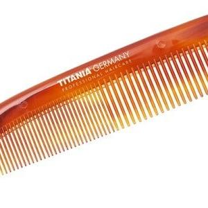 Расческа-гребень с редкими и частыми зубьями Titania 1810/8 карманный комбинированный