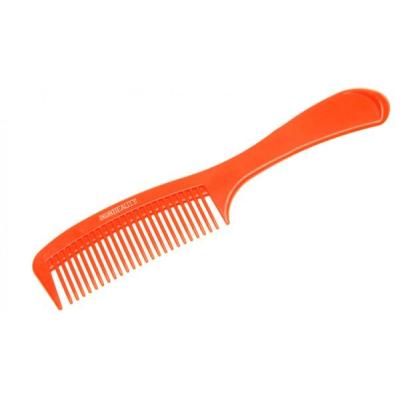 Расческа-гребень с редкими зубьями Dewal Beauty DBO6810 с ручкой оранжевая 22 см