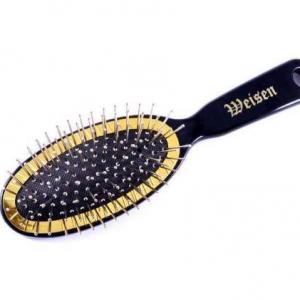 Расческа массажная c металлическими зубьями Weisen BPI-866-SHR